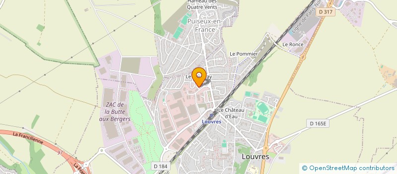 localisation de l'entreprise RMS  LOUVRES