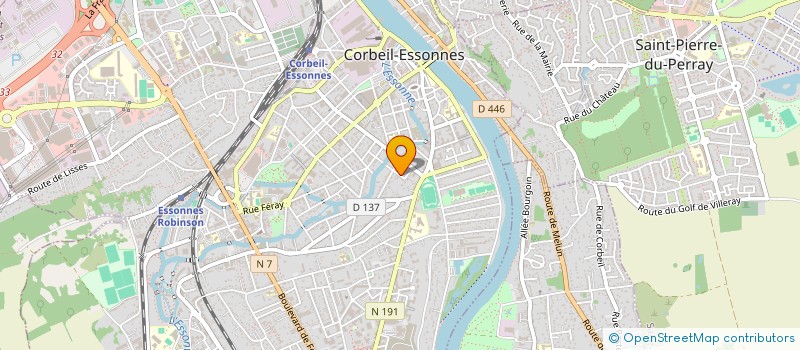 localisation de l'entreprise RMS AUTOMOBILES à CORBEIL-ESSONNES
