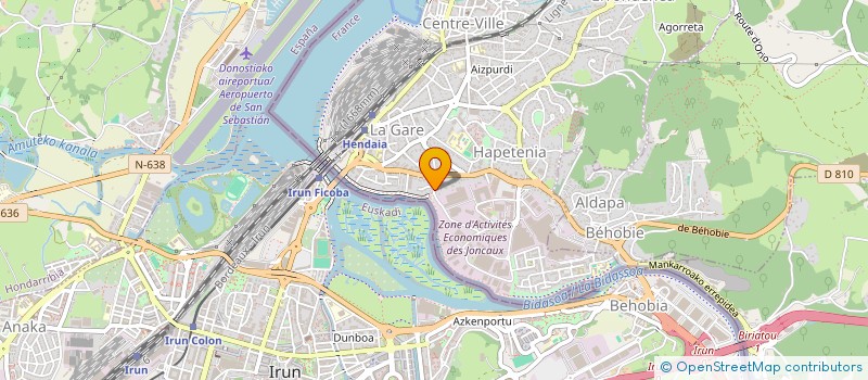 localisation de l'entreprise RMS AUTOMOBILES  HENDAYE