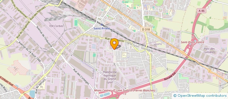 localisation de l'entreprise RMS BATIMENT  SAINT-PRIEST