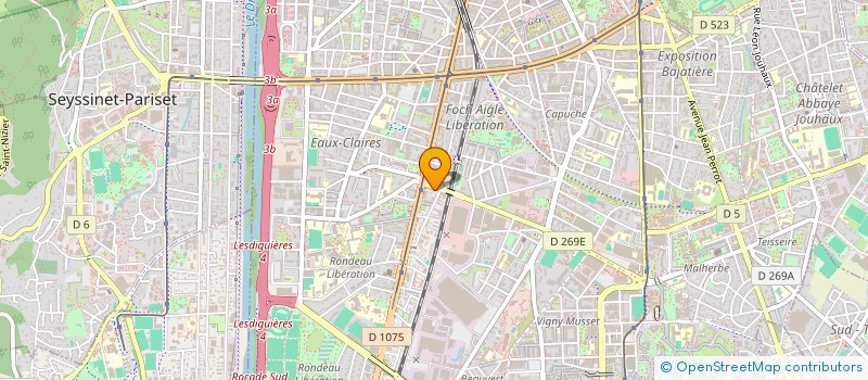 localisation de l'entreprise RMS BTP à GRENOBLE