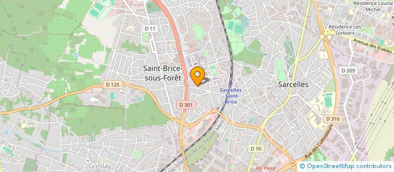 localisation de l'entreprise RMS CONSULTING  SAINT-BRICE-SOUS-FORET