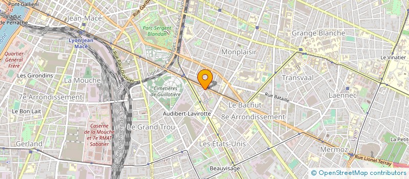 localisation de l'entreprise RMS INTERIM à LYON