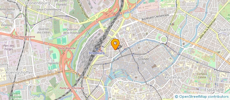 localisation de l'entreprise RMS RESEAU MICROSTRUCTURES MEDICALES ALS à STRASBOURG