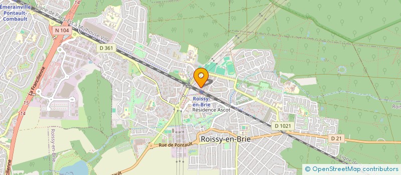 localisation de l'entreprise RMS - ROISSY MEDICAL SERVICES  ROISSY-EN-BRIE