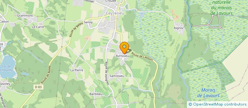 localisation de l'entreprise RMS STOP EMAIL à CEYZERIEU
