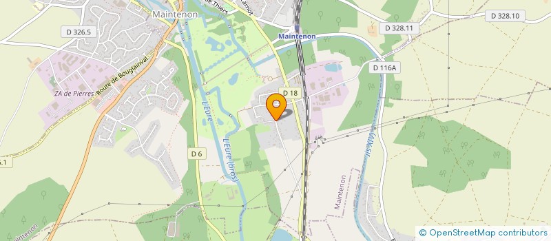 localisation de l'entreprise RMSMULTISERVICES EURL à MAINTENON