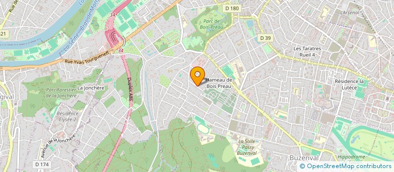 localisation de l'entreprise RMSR DELONGVERT à RUEIL-MALMAISON