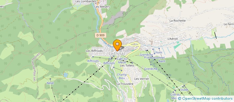 localisation de l'entreprise RMT à LA CLUSAZ