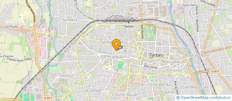 localisation de l'entreprise RMT DISTRI à TARBES