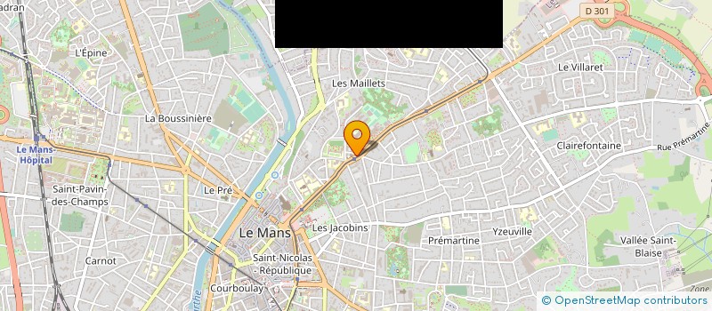 localisation de l'entreprise RMTB à LE MANS