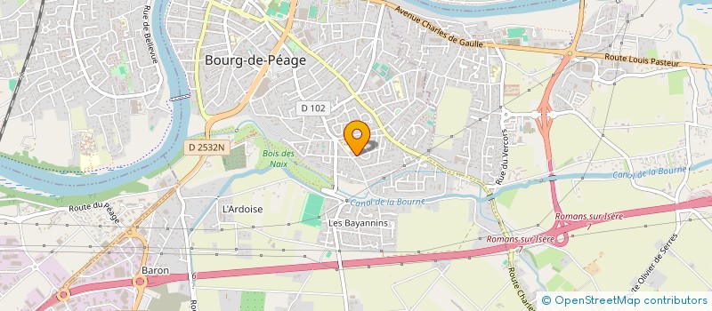 localisation de l'entreprise RMTS  BOURG-DE-PEAGE