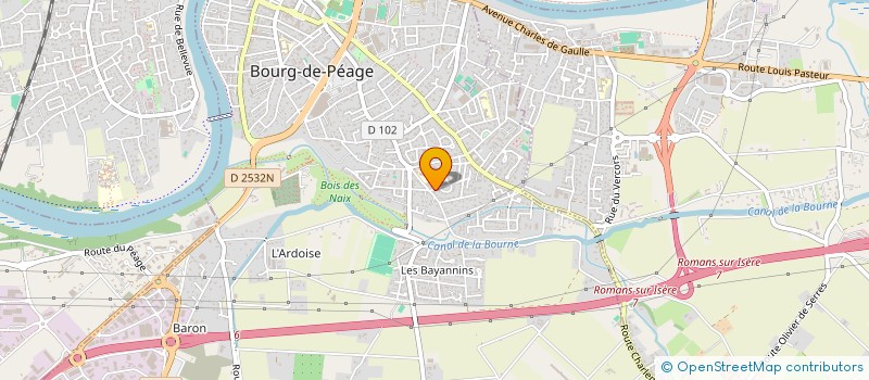 localisation de l'entreprise RMTS IMMO  BOURG-DE-PEAGE