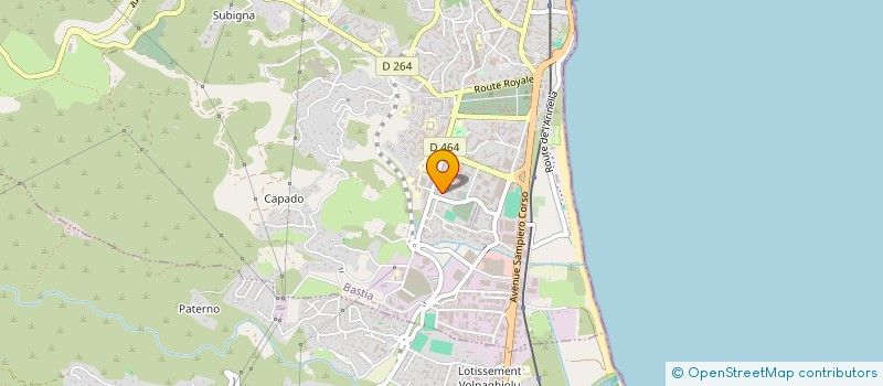 localisation de l'entreprise RMUSIC 2B à BASTIA