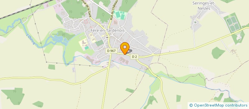 localisation de l'entreprise RMVE à FERE-EN-TARDENOIS