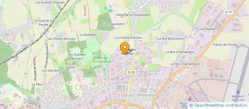 localisation de l'entreprise RMVED à CHANCEAUX-SUR-CHOISILLE