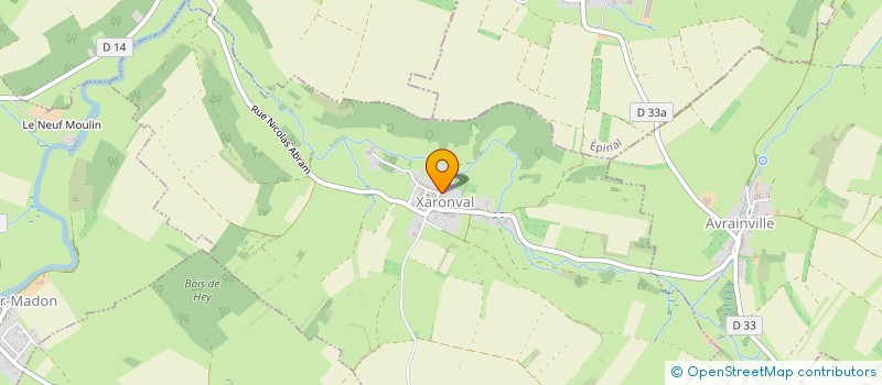 localisation de l'entreprise RMVP TECHNIC  XARONVAL