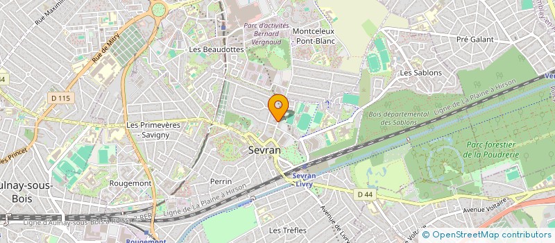 localisation de l'entreprise RMZ à SEVRAN