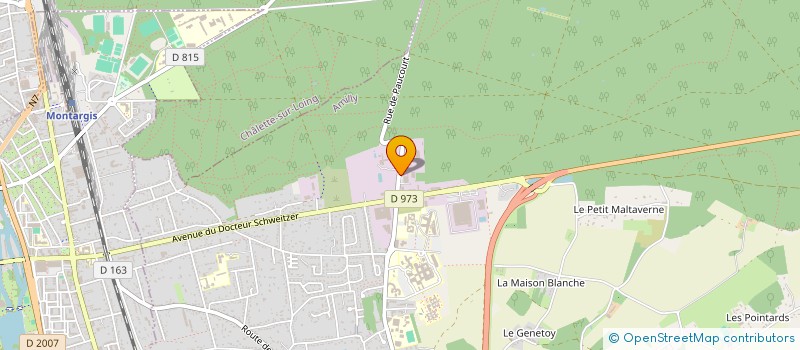 localisation de l'entreprise RMZ ETUDES à AMILLY