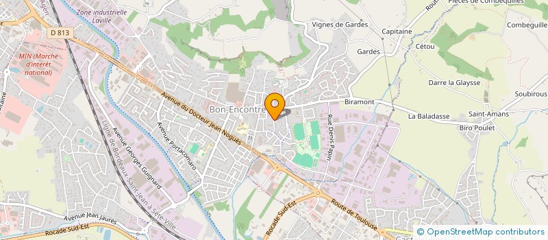 localisation de l'entreprise RN 113 MEUBLES à BON-ENCONTRE