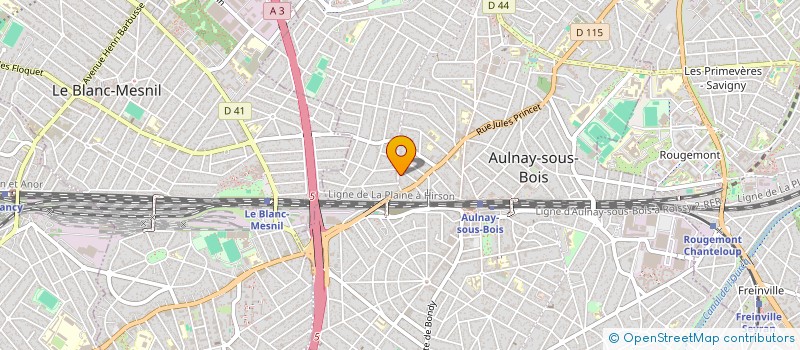 localisation de l'entreprise RN à AULNAY-SOUS-BOIS