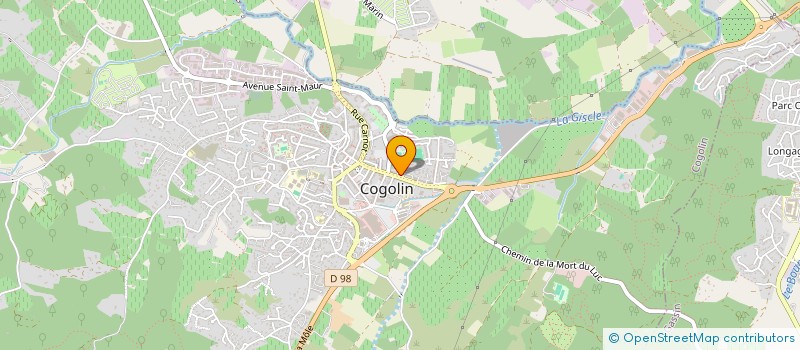 localisation de l'entreprise RN 98 à COGOLIN