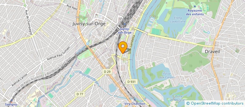 localisation de l'entreprise RN ACTUEL à JUVISY-SUR-ORGE