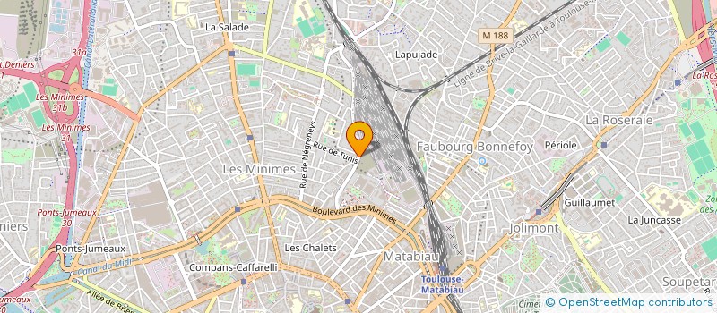 localisation de l'entreprise RN BAT à COLOMIERS