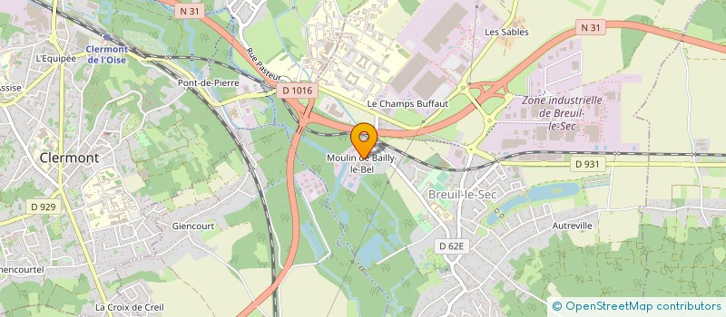 localisation de l'entreprise RN CREATION  BREUIL-LE-SEC