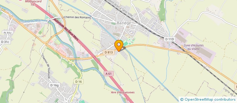 localisation de l'entreprise RN DESIGN  BAZIEGE