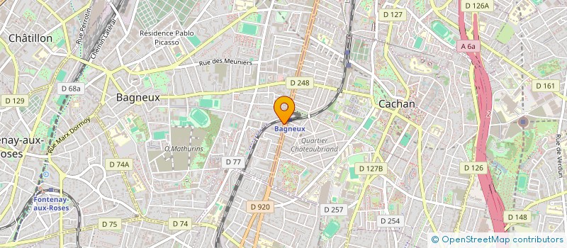 localisation de l'entreprise RN INTERNATIONAL à BAGNEUX