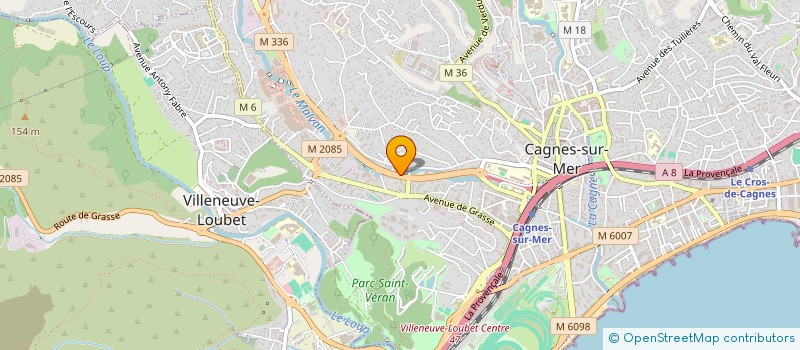localisation de l'entreprise RN MEDICAL à CAGNES-SUR-MER