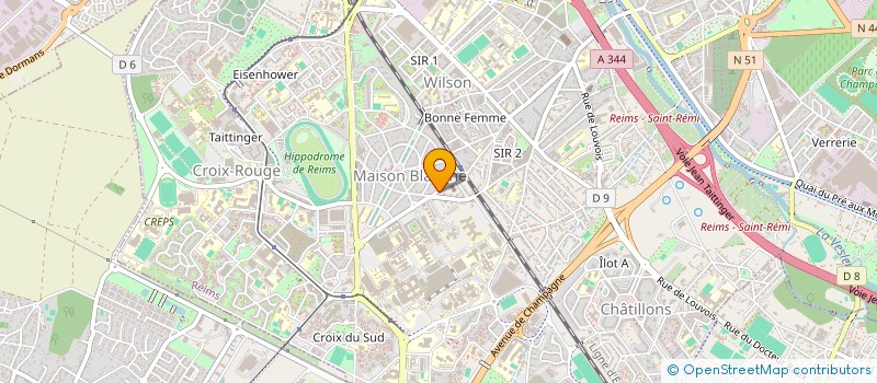 localisation de l'entreprise RN PRO  REIMS