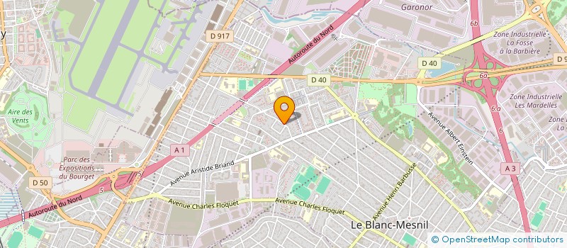 localisation de l'entreprise RN REPARATION à LE BLANC-MESNIL