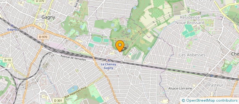 localisation de l'entreprise RN SERVICES  GAGNY