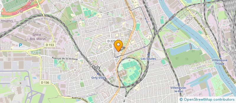 localisation de l'entreprise RN TAXIS  ORLY