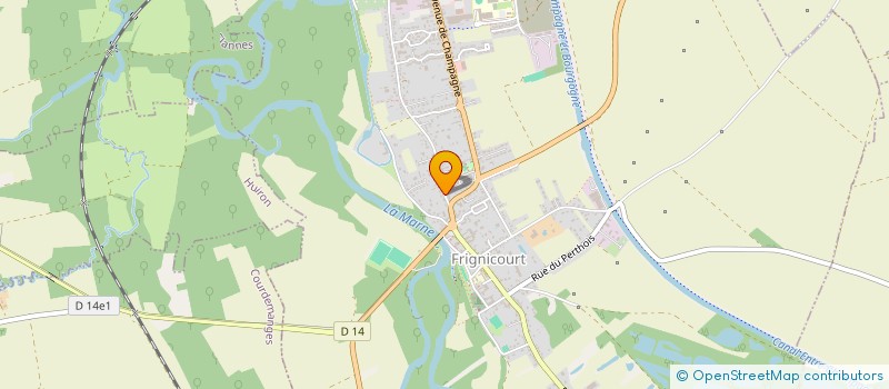 localisation de l'entreprise RN TRANS'EXPRESS à FRIGNICOURT