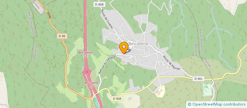 localisation de l'entreprise RN2M  BELCODENE