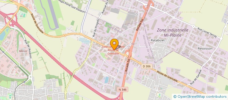 localisation de l'entreprise RN6 AUTO  SAINT-PRIEST