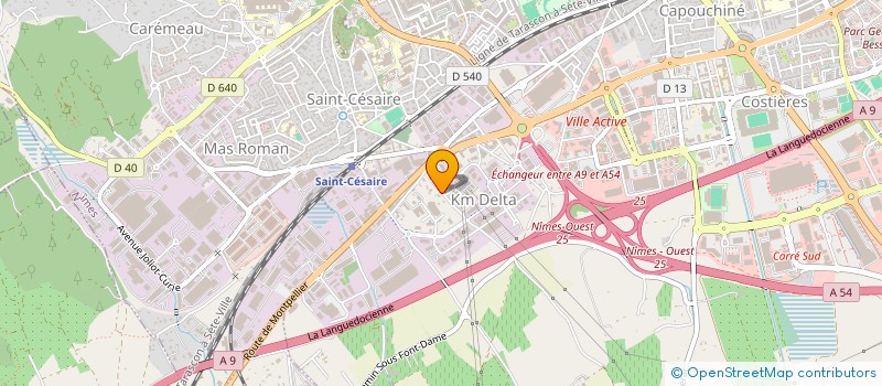 localisation de l'entreprise RN7  NIMES