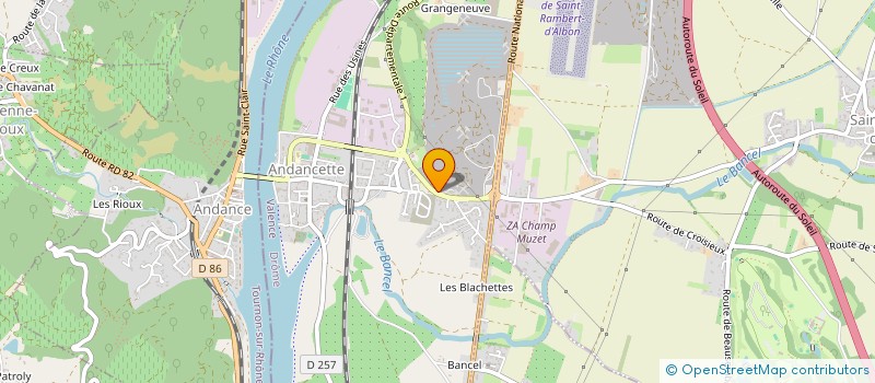 localisation de l'entreprise RN7 NRJ à ANDANCETTE