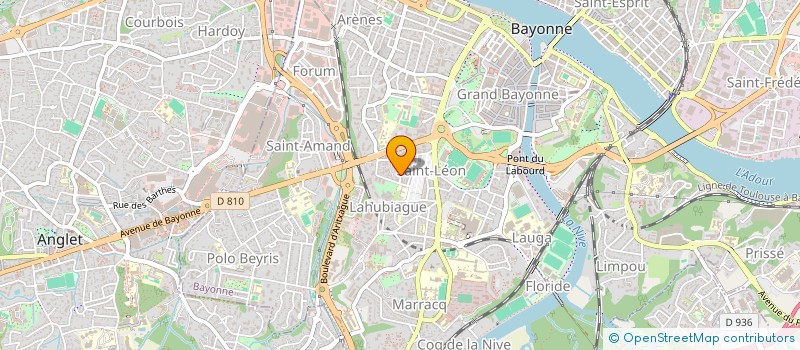 localisation de l'entreprise RNB à BAYONNE