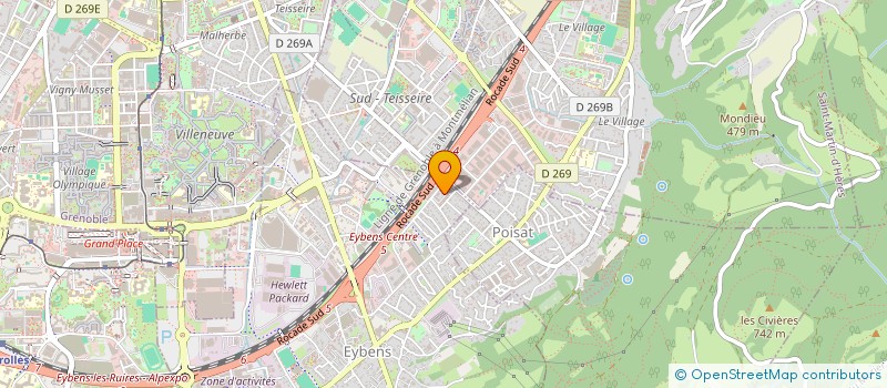 localisation de l'entreprise RNB à EYBENS