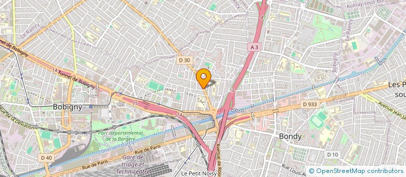 localisation de l'entreprise RNB  BOBIGNY