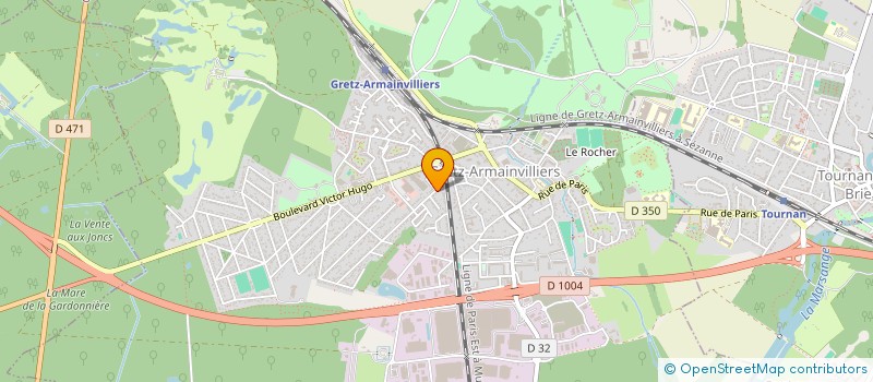 localisation de l'entreprise RNB  GRETZ-ARMAINVILLIERS