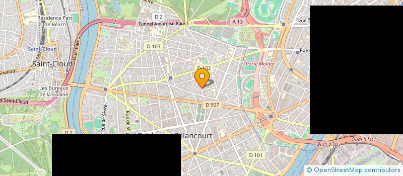 localisation de l'entreprise RNB à BOULOGNE-BILLANCOURT