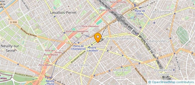 localisation de l'entreprise RNB! FILMS  PARIS