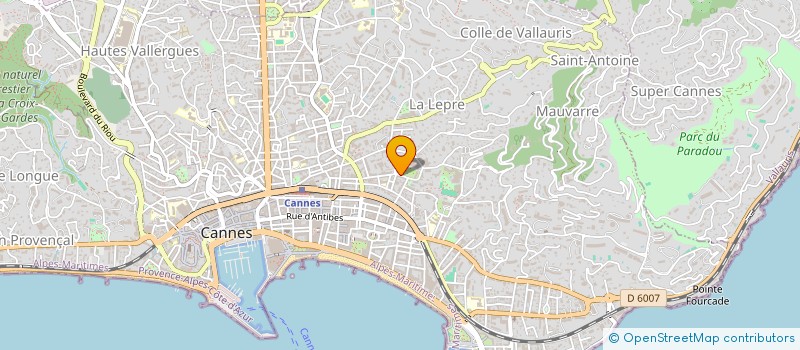 localisation de l'entreprise RNCO à CANNES