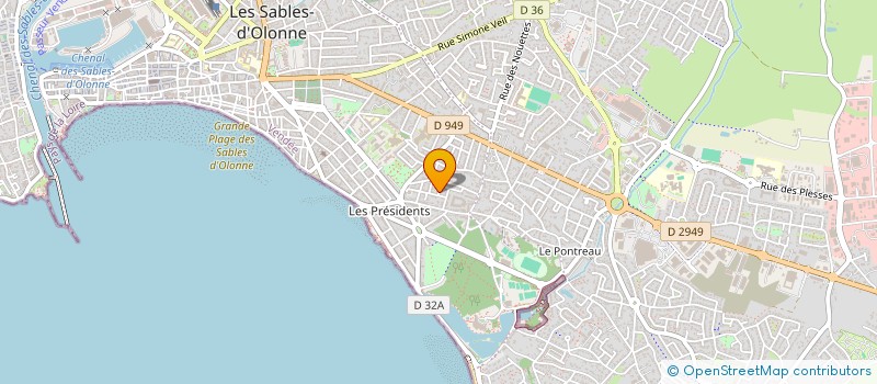 localisation de l'entreprise RND à LES SABLES D'OLONNE