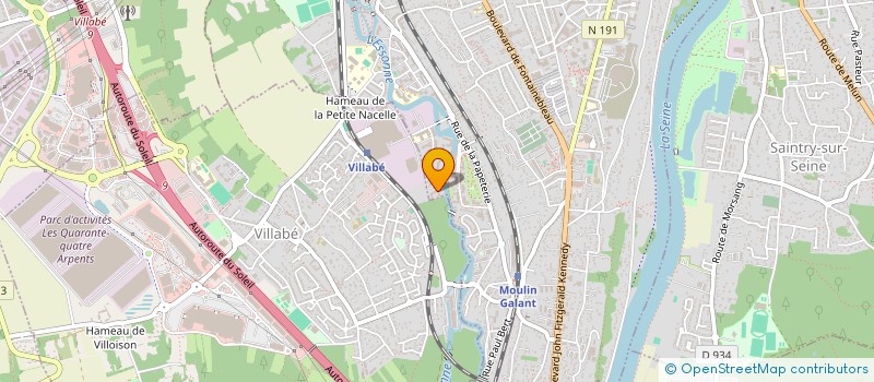 localisation de l'entreprise RND TRANSPORT à CORBEIL-ESSONNES